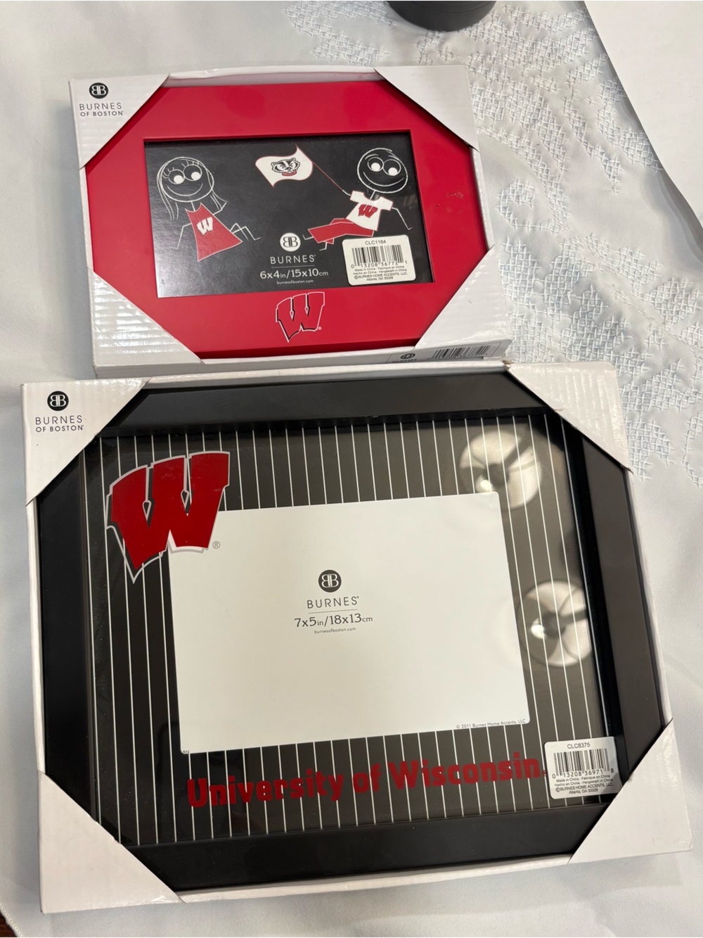 Back to School Univ. of Wisconsin Bucky Badgers Logo Picture Photo Frames